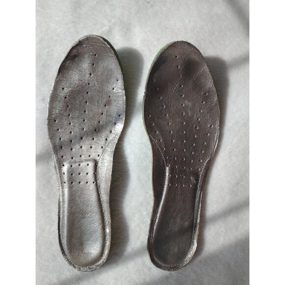 90s-style ECCO shoes, metallic finish, size 36 - Picture 7 of 8